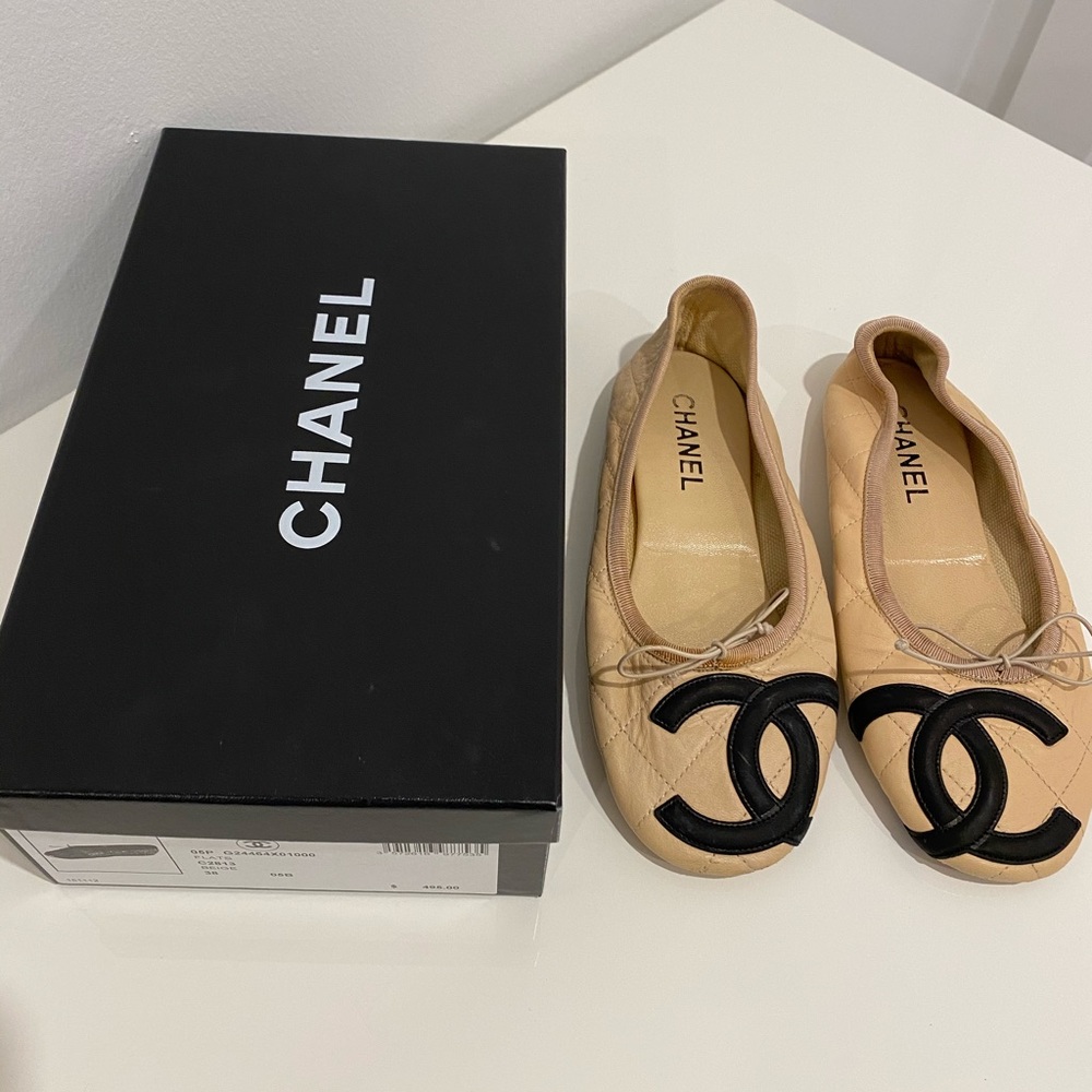 Chanel Ballet Flats Size 38